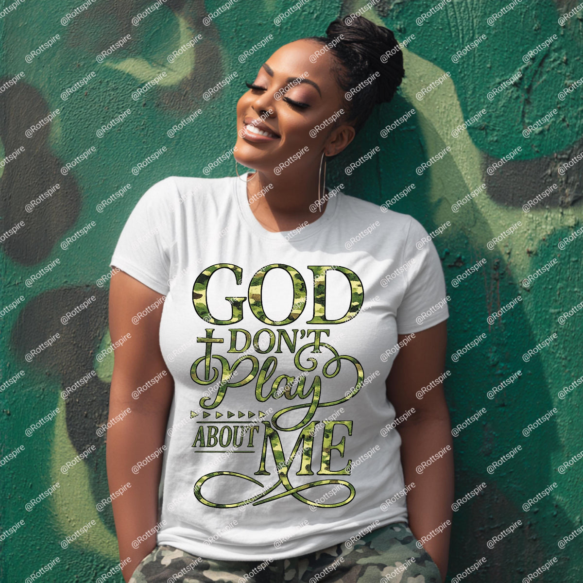 God Don’t Play About Me PNG, Christian Faith Quote PNG, Camouflage Jesus Shirt Design, Religious Graphic PNG, Instant Digital Download
